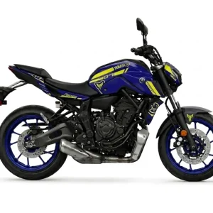 KIT DÉCO YAMAHA MT-07 2021 > 2024 - BLEU & JAUNE