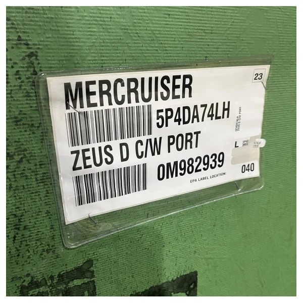 Kit de moteur double contrôlé par joystick Zeus Cummins QSC8.3 600 HP