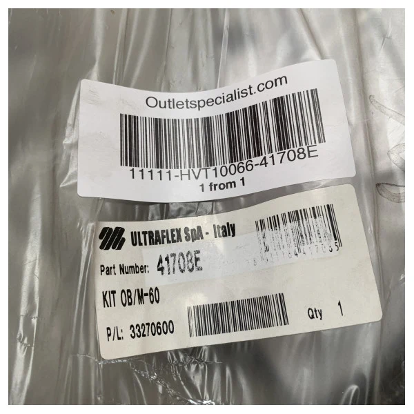 Kit de tuyaux hydrauliques marins Ultraflex de 6 mètres pour moteurs hors-bord - Connexions durables et résistantes à l'ea...