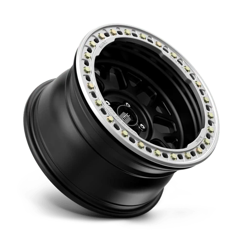 KM235 BL 17X8.5 BLANK (165-180) S-BLK +0 KMC Wheels
