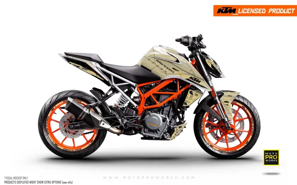KTM 125 Duke KITS DÉCO - "Liberty" (Sand)