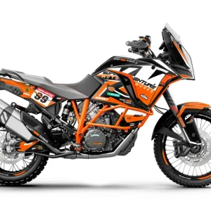 KTM 1290 Super Adventure KITS DÉCO - "Atlantic" (Noir/Orange)