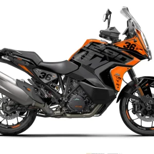 KTM 1290 Super Adventure KITS DÉCO - "Frontier" (Noir/Orange)