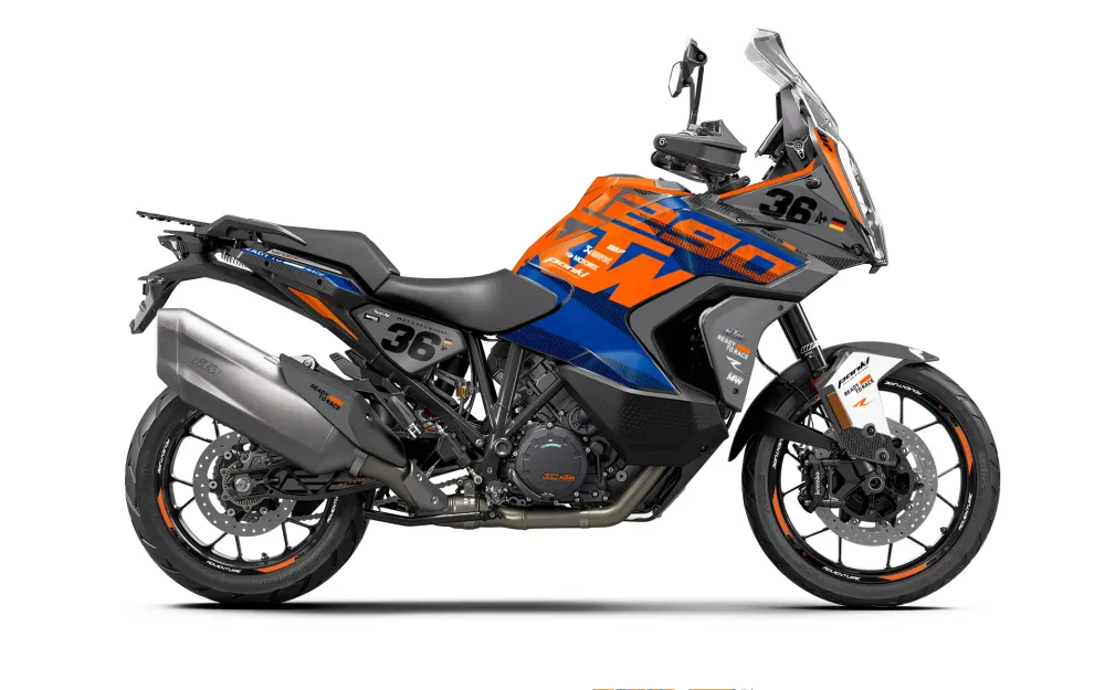 KTM 1290 Super Adventure KITS DÉCO - "Frontier" (Bleu/Gris)