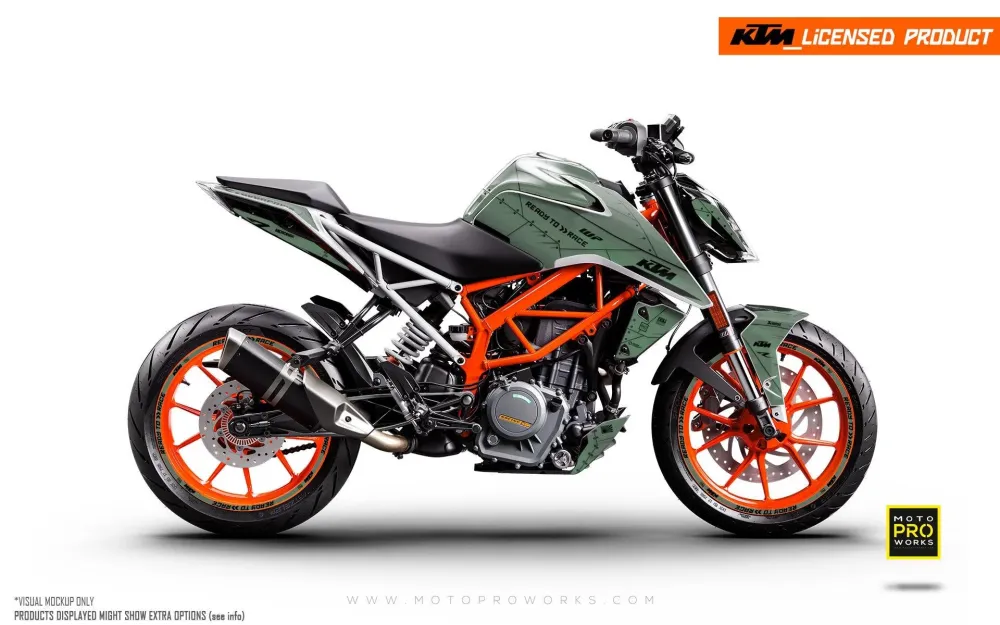 KTM 200 Duke KITS DÉCO - "Liberty" (Mousse)