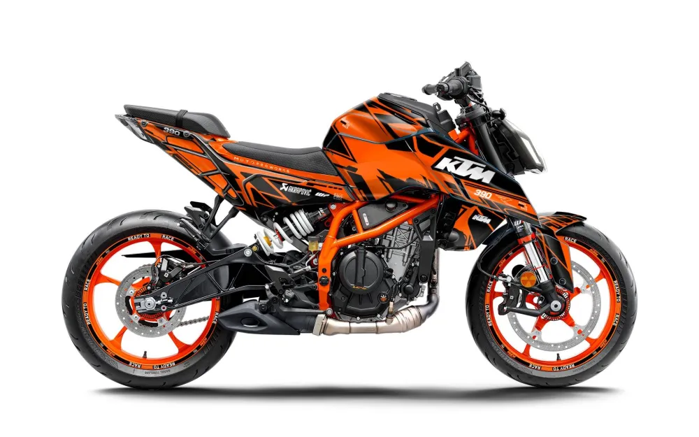 KTM 390 Duke KITS DÉCO - "Pulse" (Orange)