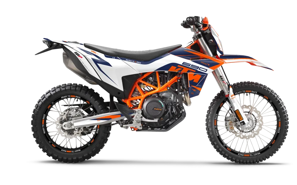 KTM 690 Enduro R 2026 KITS DÉCO - « Torque » (Blanc/Bleu)