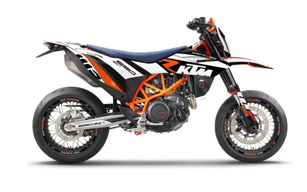 KTM 690 SMC-R 2026 KITS DÉCO - "RR-Tech" (Blanc)