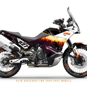KTM 790/890 Adventure R/S KITS DÉCO - "Abisko" (Blanc/Orange)