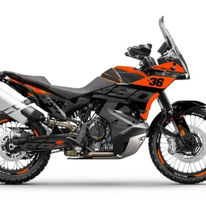 KTM 790/890 Adventure R/S KITS DÉCO - "Frontier" (Noir/Orange)