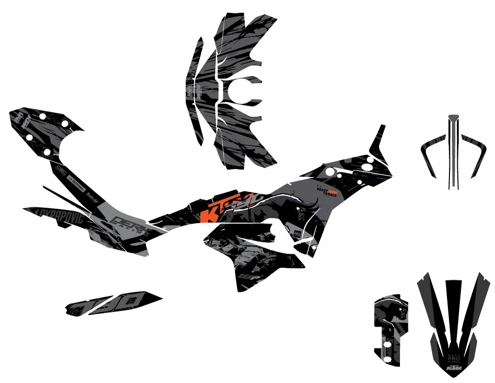 KTM 790/890 Adventure R/S KITS DÉCO - "Striker" (Nova)