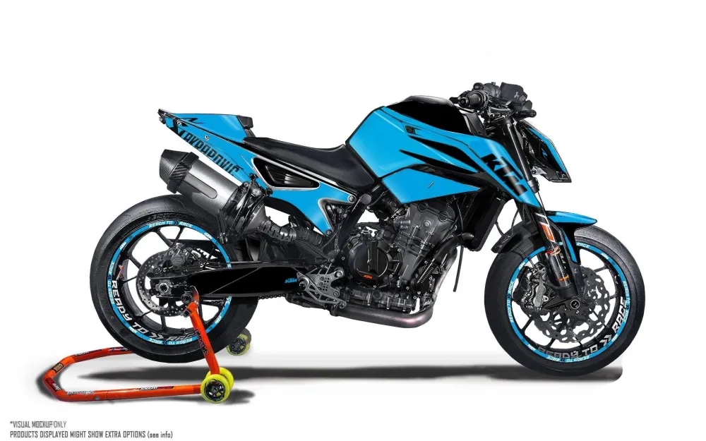 KTM 790/890 Duke KITS DÉCO - "Armour" (Blue)