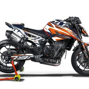 KTM 790/890 Duke KITS DÉCO - "Legacy" (Bleu/Orange)