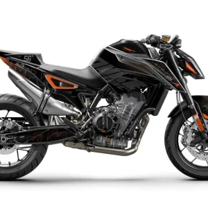 KTM 790/890 Duke KITS DÉCO - « Nyro » (Orange/Noir)