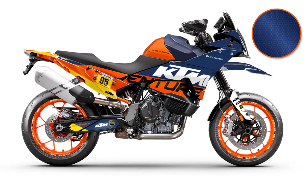 KTM 890 SMT KITS DÉCO - "Waypointer" (Dawn/Honeycomb)