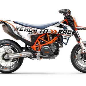 KTM ENDURO KITS DÉCO - « Ready2Race-Trace » (Blanc)