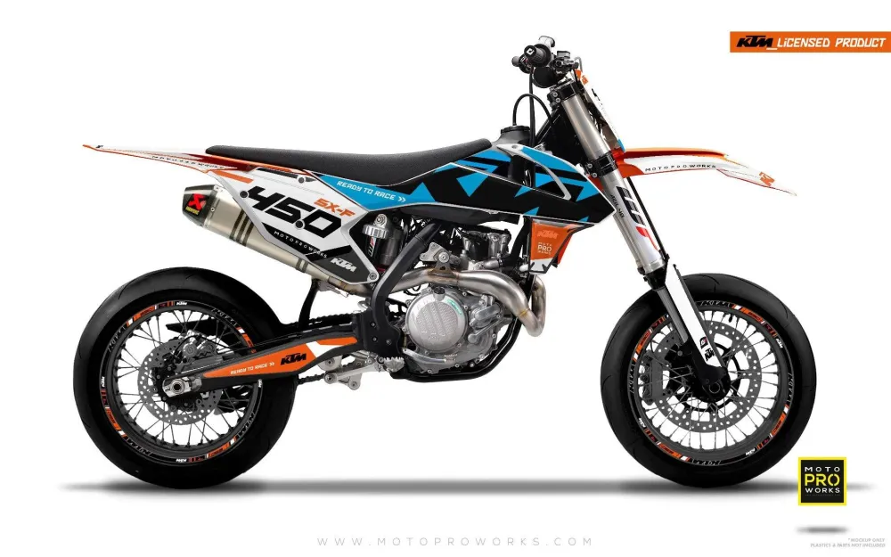 KTM EXC/SX/XC KITS DÉCO - « READYONE » (bleu)