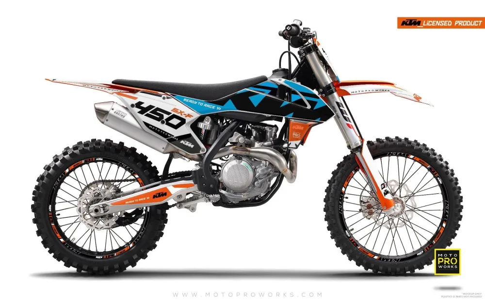 KTM EXC/SX/XC KITS DÉCO - « READYONE » (bleu)