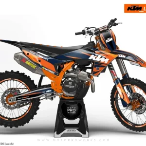 KTM XC / XC-F / XC-W KITS DÉCO - "Colibri" (Orange)