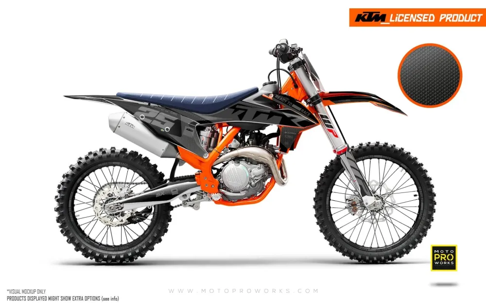 KTM XC / XC-F / XC-W KITS DÉCO - "RR Tech 2.0.2.2" (Noir)