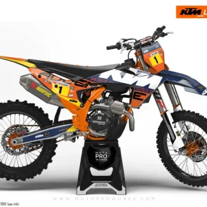 KTM XC / XC-F / XC-W KITS DÉCO - "Waypointer" (Dawn/Honeycomb)