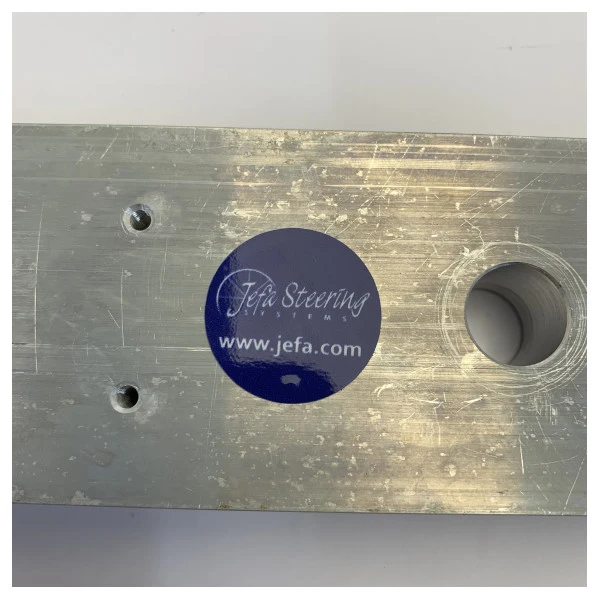 Levier de barre Jefa Aluminium D50 mm TLJ050 pour direction autopilote - TRS0138