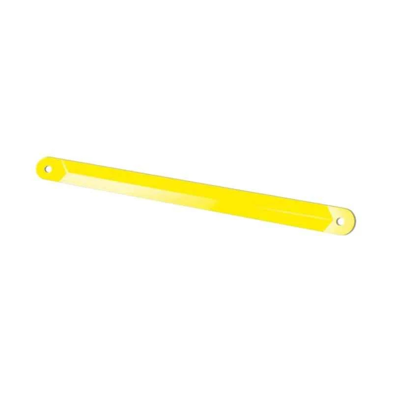Bras de verrouillage de vérin stabilisateur – Bras de support monté sur châssis en acier jaune Lippert Components