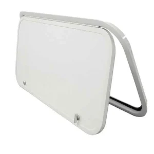 Porte de compartiment Lippert série 07 32" x 24" – Argent, montage intérieur Lippert Components