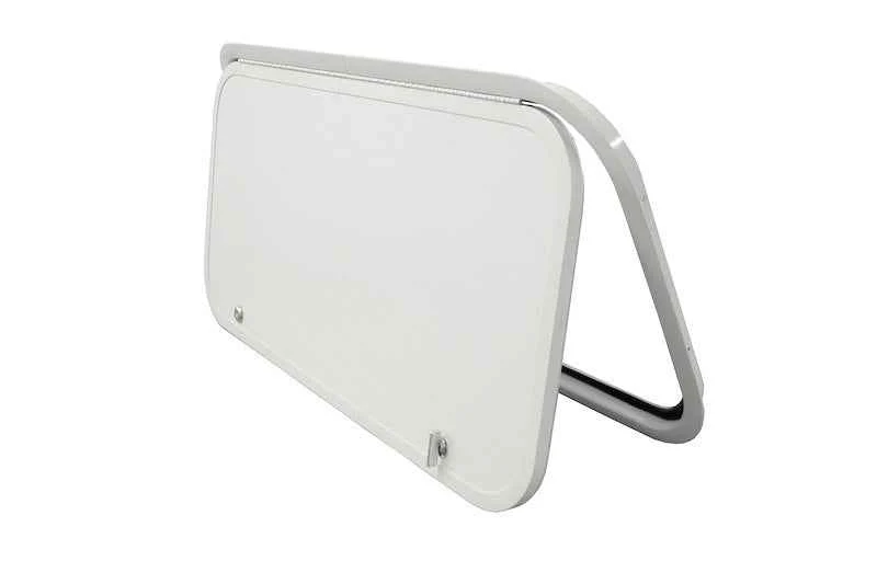 Porte de compartiment Lippert série 07 32" x 24" – Argent, montage intérieur Lippert Components