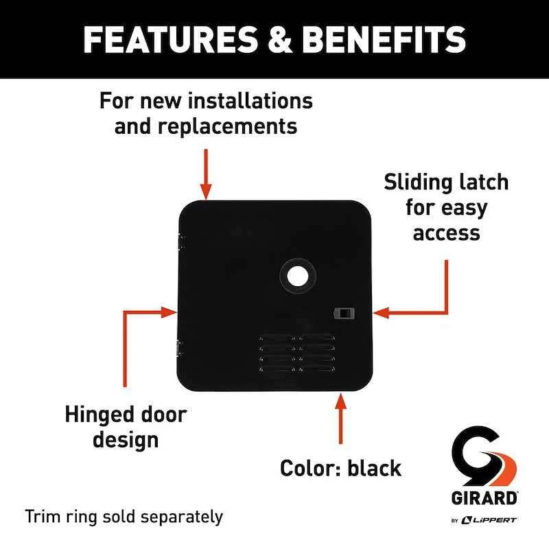 Porte d'accès Girard – 10 gal. Atwood/Suburban – 2GWHDAS10B Lippert Components