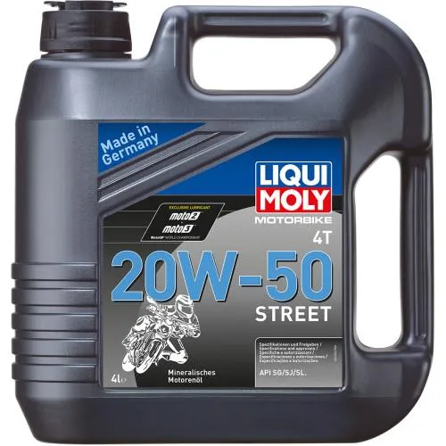 Liqui Moly Motor Oil 4T 20W-50 Street 1L