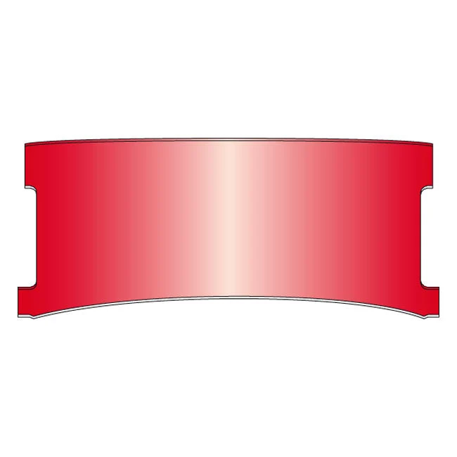 NC Lower Windshield Adjustable Red Panhead 49-59