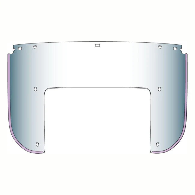 NC Lower Windshield Beaded Clear HD 7-bolt