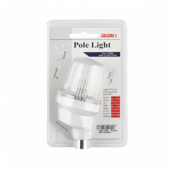 Lumière de navigation Lalizas 30273 Pôle 53 cm Blanche avec boîtier