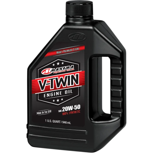 Huile Maxima 100% Synthétique 20w50 V-Twin Maxima Racing Oils