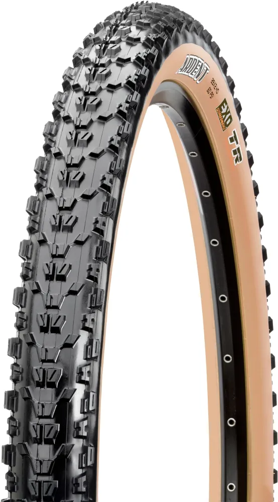 Maxxis Ardent pneu pliable 29x2.40" Dual EXO TR Tanwall noir/marron clair