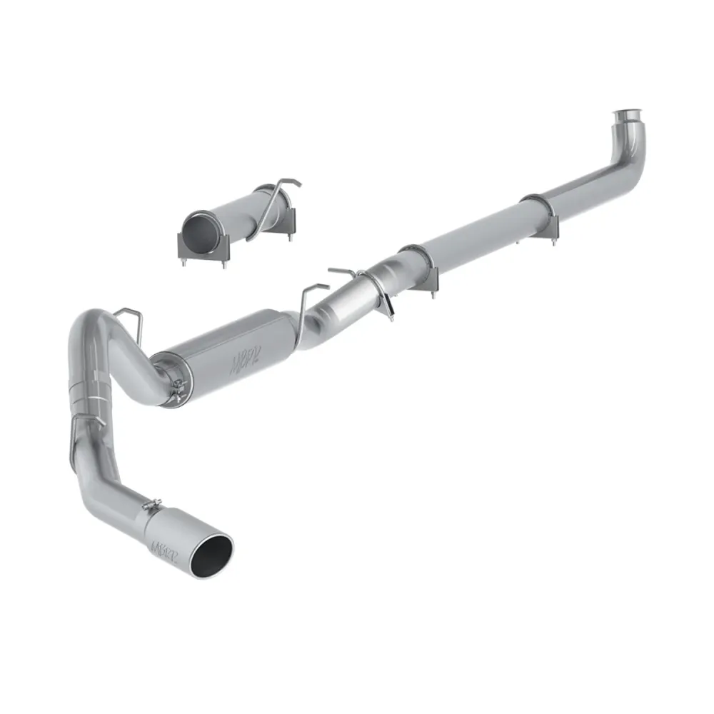 AlumSt 4"CatBackSingleSide 2500/3500 Duramax, EC/CC 01-07 MBRP