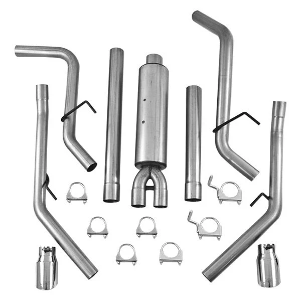 AlumSt 2.5" CatBackDual Split Rr 1500 Classic 19-21 MBRP