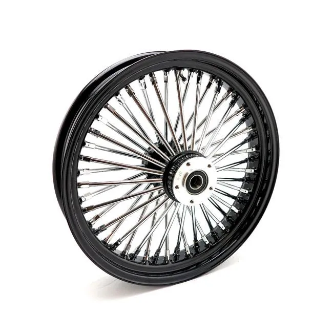 MCS Radial 48 Fat Spoke Front Wheel 3.50 x 18" DF Black