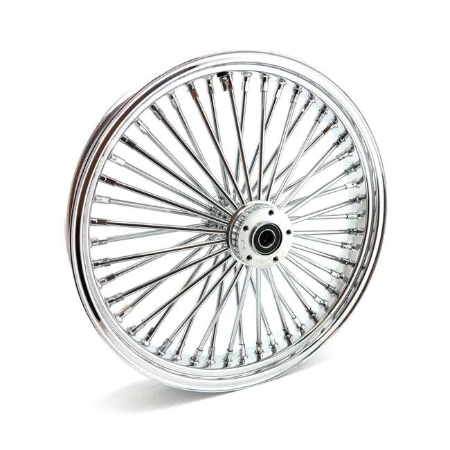 MCS Radial 48 Fat Spoke Front Wheel 3.50 x 21" DF Chrome