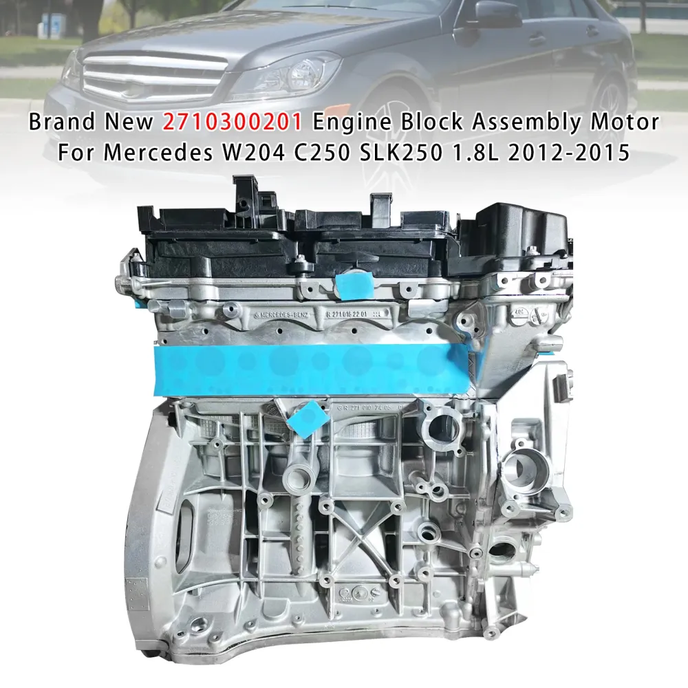 Mercedes 2012-2015 W204 Bloc-moteur neuf 2710300201 pour C250 SLK250 1.8L