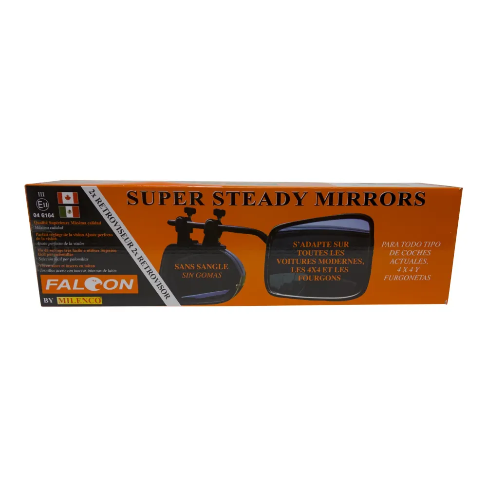 PAQUET DOUBLE DE MIRROIR FALCON SUPER STEADY Milenco