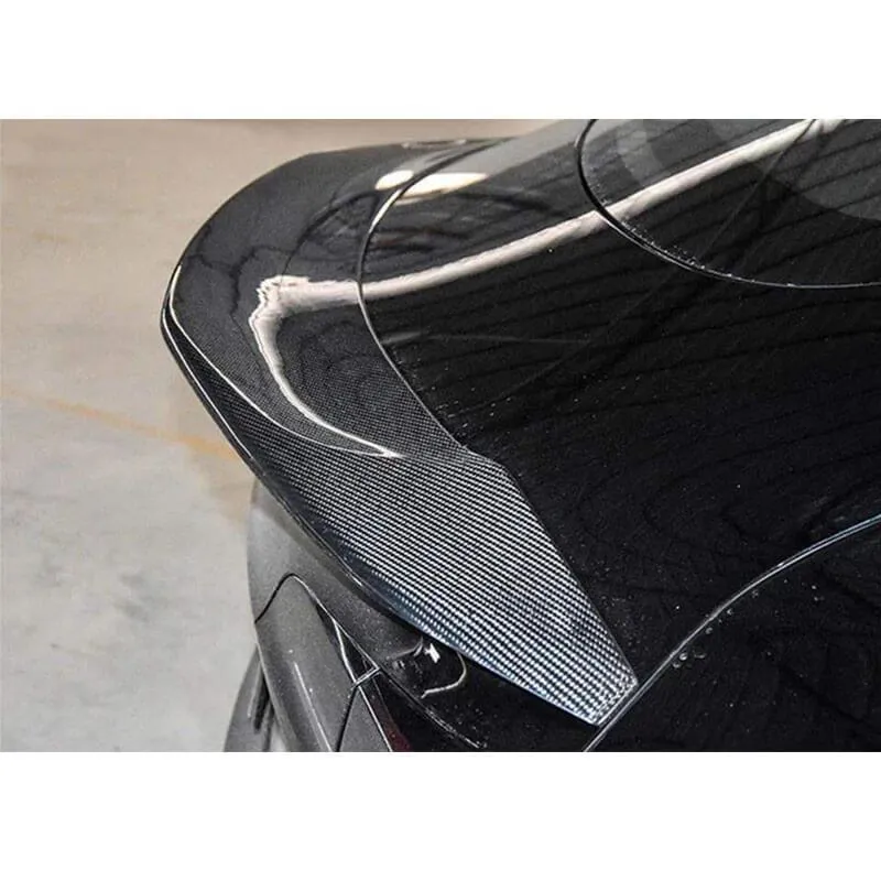 Mise à niveau du becquet arrière en fibre de carbone véritable haute performance pour Tesla Model 3-érodynamisme et style...
