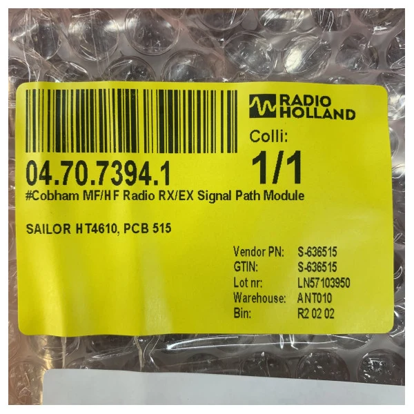 Module de chemin de signal Sailor HT 4610 RX/EX 636515DD-4