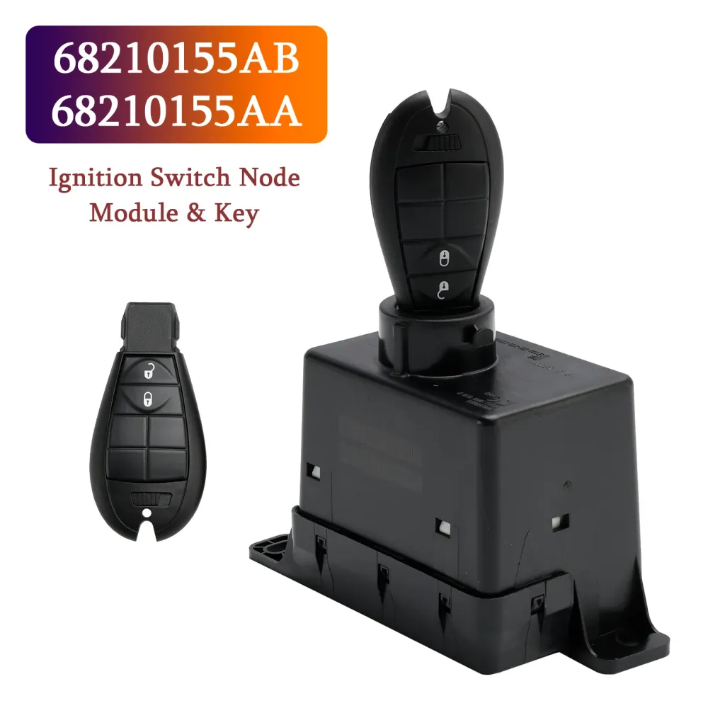 Module de nœud de commutateur d'allumage Dodge Journey 2008-2010 & Clé 68210155AB 68210155AA