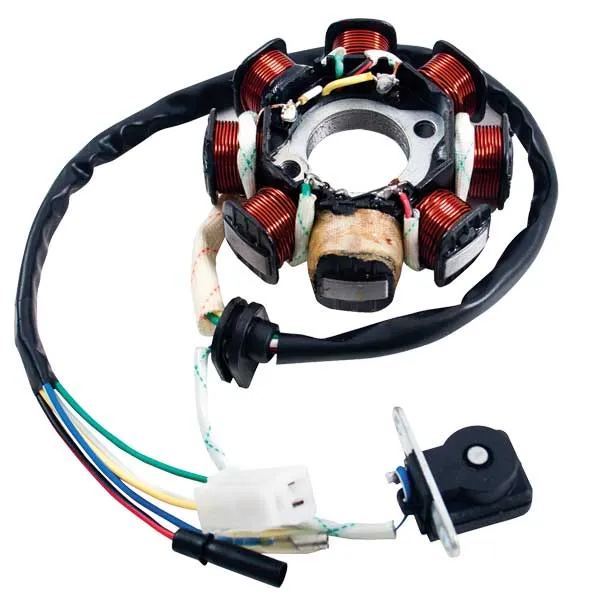 MOGO PARTS STATOR, 8 BOBINES (3+2 FILS), CONNECTEUR MÂLE À 3 FENTES (08-0205) MOGO / OUTSIDE DISTRIBUTING