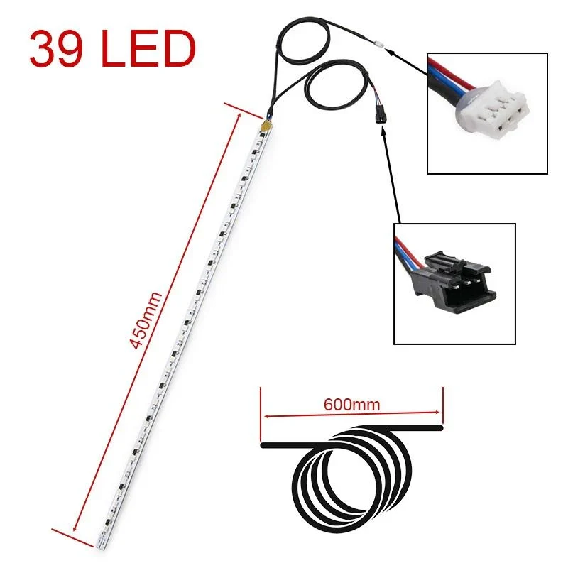 Led oeil d'aigle blanc 12-36V pour Kugoo G2 Pro MONORIM© SPAIN