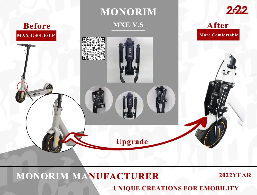 SUSPENSION PNEUMATIQUE MONORIM POUR MAX G30 MONORIM© SPAIN
