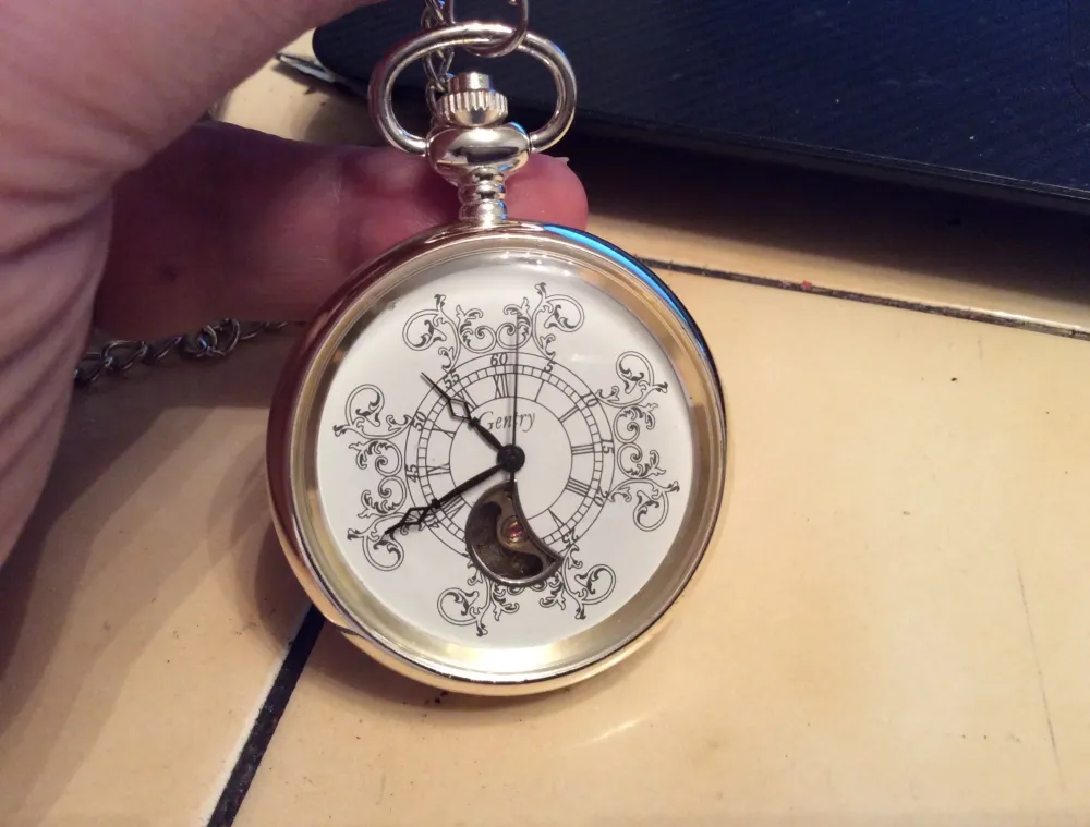 Montre poche homme mécanique marque gentry neuve