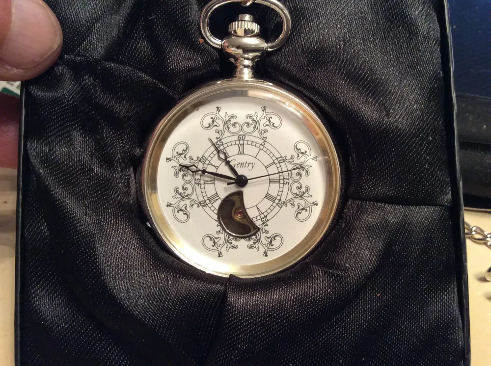 Montre poche homme mécanique marque gentry neuve